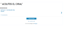 Tablet Screenshot of acolitoselcirial.blogspot.com