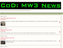 Tablet Screenshot of cod-mw3-news.blogspot.com