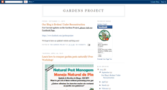 Desktop Screenshot of gardensproject.blogspot.com