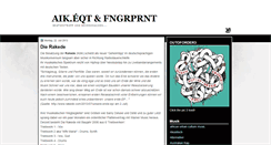 Desktop Screenshot of fngrprnt.blogspot.com