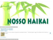 Tablet Screenshot of nossohaikai.blogspot.com