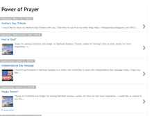 Tablet Screenshot of christiansprayerpower.blogspot.com