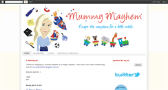 Desktop Screenshot of mummy-mayhem.blogspot.com