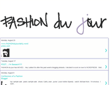 Tablet Screenshot of fashiondujourdaily.blogspot.com