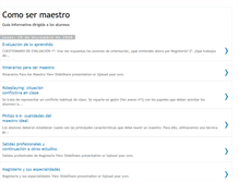 Tablet Screenshot of comosermaestro.blogspot.com