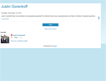 Tablet Screenshot of justingorenkoff.blogspot.com
