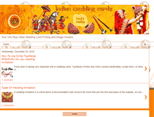 Tablet Screenshot of indianweddingcard1.blogspot.com