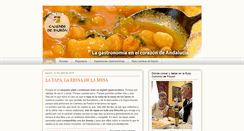 Desktop Screenshot of gastronomiacaminosdepasion.blogspot.com