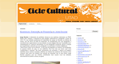 Desktop Screenshot of cicloculturalutad.blogspot.com