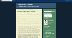 Desktop Screenshot of pensamentoalinhado.blogspot.com