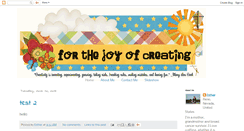 Desktop Screenshot of forthejoyofcreating.blogspot.com