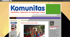 Desktop Screenshot of majalah-komunitas.blogspot.com