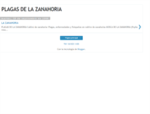 Tablet Screenshot of plagasdelazanahoria.blogspot.com