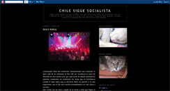 Desktop Screenshot of chilesiguesocialista.blogspot.com