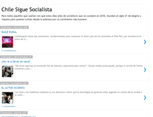 Tablet Screenshot of chilesiguesocialista.blogspot.com