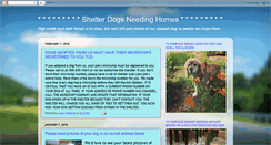 Desktop Screenshot of dogsneedhomes.blogspot.com