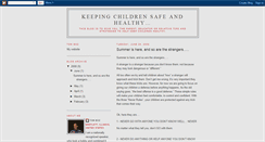 Desktop Screenshot of keepingchildrensafeandhealthy.blogspot.com