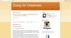 Desktop Screenshot of goingforgreatness.blogspot.com