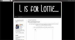 Desktop Screenshot of lisforlottie.blogspot.com