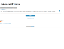 Tablet Screenshot of gugugagababyalexa.blogspot.com