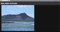 Desktop Screenshot of malamakupuna.blogspot.com