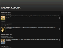 Tablet Screenshot of malamakupuna.blogspot.com
