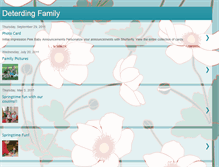 Tablet Screenshot of deterdingfamily2004.blogspot.com