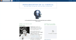 Desktop Screenshot of canalhypatia-pensamientosciencia.blogspot.com