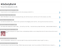 Tablet Screenshot of dedailyblah.blogspot.com