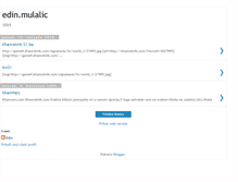 Tablet Screenshot of edin-mulalic.blogspot.com
