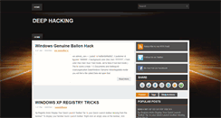 Desktop Screenshot of deephacking.blogspot.com