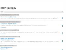 Tablet Screenshot of deephacking.blogspot.com