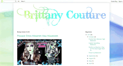 Desktop Screenshot of brittanycouturexo.blogspot.com
