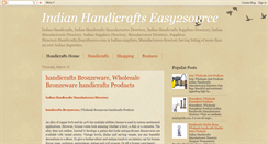 Desktop Screenshot of indianhandicraftseasy2source.blogspot.com