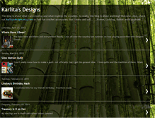 Tablet Screenshot of karlitasdesigns.blogspot.com