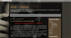 Desktop Screenshot of gloriaarte.blogspot.com