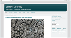 Desktop Screenshot of josiahs-journey.blogspot.com