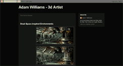 Desktop Screenshot of adamw3d.blogspot.com