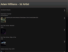Tablet Screenshot of adamw3d.blogspot.com