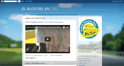 Desktop Screenshot of 4porciento.blogspot.com