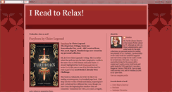 Desktop Screenshot of ireadtorelax.blogspot.com