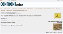 Desktop Screenshot of confronttheleft.blogspot.com