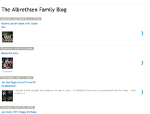 Tablet Screenshot of albrethsenfamily.blogspot.com