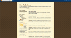 Desktop Screenshot of free-audiobooks.blogspot.com