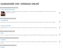 Tablet Screenshot of guadagnaresondaggionline.blogspot.com