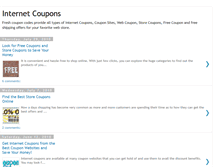 Tablet Screenshot of internetcoupon.blogspot.com