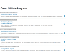 Tablet Screenshot of green-affiliate-programs.blogspot.com