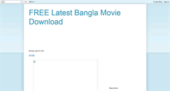 Desktop Screenshot of freebanglamoviedownload.blogspot.com
