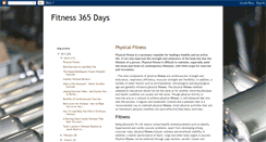 Desktop Screenshot of fitness-365-days.blogspot.com