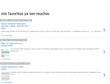 Tablet Screenshot of misfavoritosyasonmuchos.blogspot.com